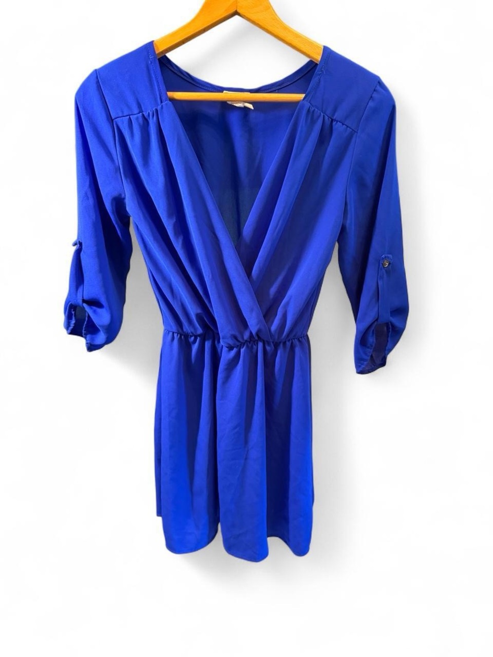 Avia Royal Blue Surplice Wrap Tunic